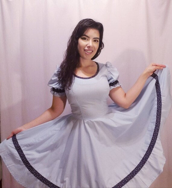 Blue Country Square Dance/Polka/Lolita Dress