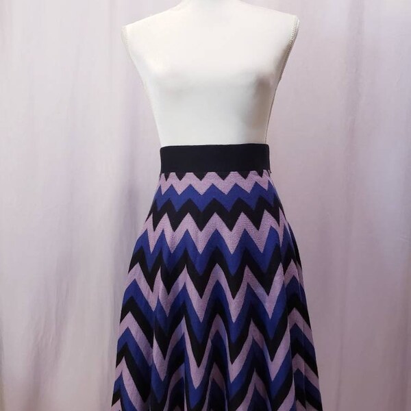 Zig Zag Skirt Etsy