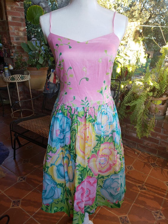 Pink Floral Pastel Dress