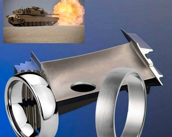 Anillo de tanque M1 Abrams. Fabricado a partir de una pala de turbina AGT1500.