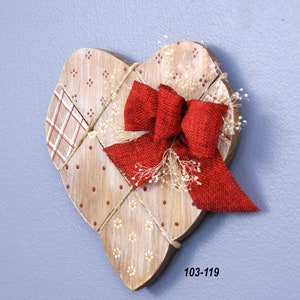 Country Heart, Heart Wall Hanging, Wooden Heart, Farmhouse Decor,  Rustic Decor, Victorian Heart, Gift for Her, Housewarming Gift