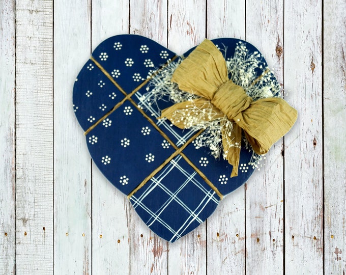 Country Heart, Heart Wall Hanging,  Wedding Gift, Victorian Heart, Gift for Mom, Gift for Her, Housewarming Gift, Farmhouse Decor