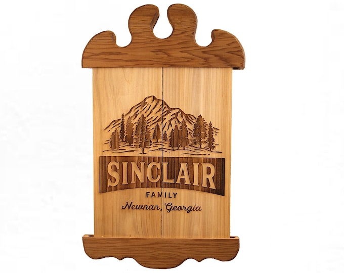 Personalized Sign, Laser Etched Tavern Sign, Rustic Sign, Northwoods Sign, Wedding Gift, Farmhouse Sign, Carved Wood Sign, Porch Sign,