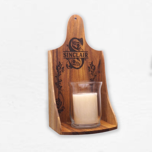 Family Name Candle Holder Etsy