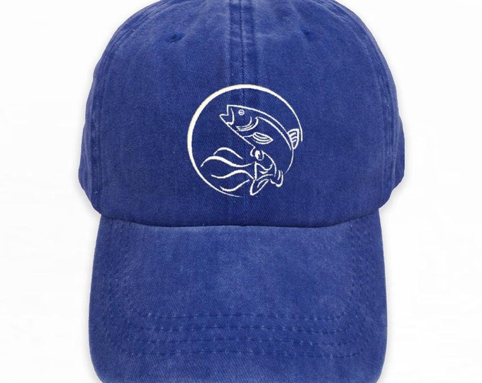 Personalized Fishing Hat, Personalized Hat Fishing design,  Soft Structure Hat, Personalized Cap, Dad Hat, Gift for Him, Father's Day Gift