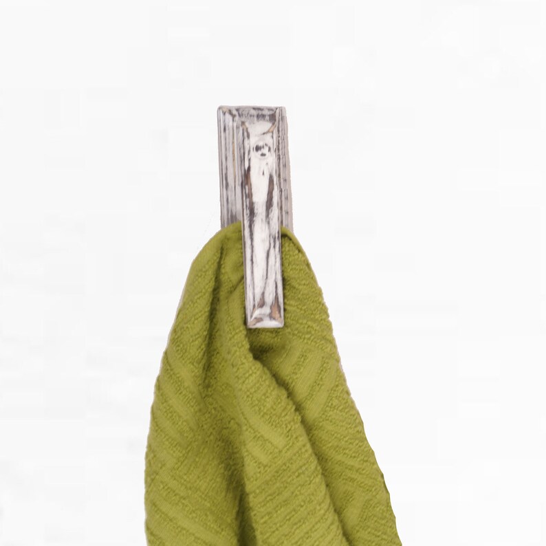 Kitchen Towel Holder Dish Towel Hanger Hardwood Kitchen Etsy