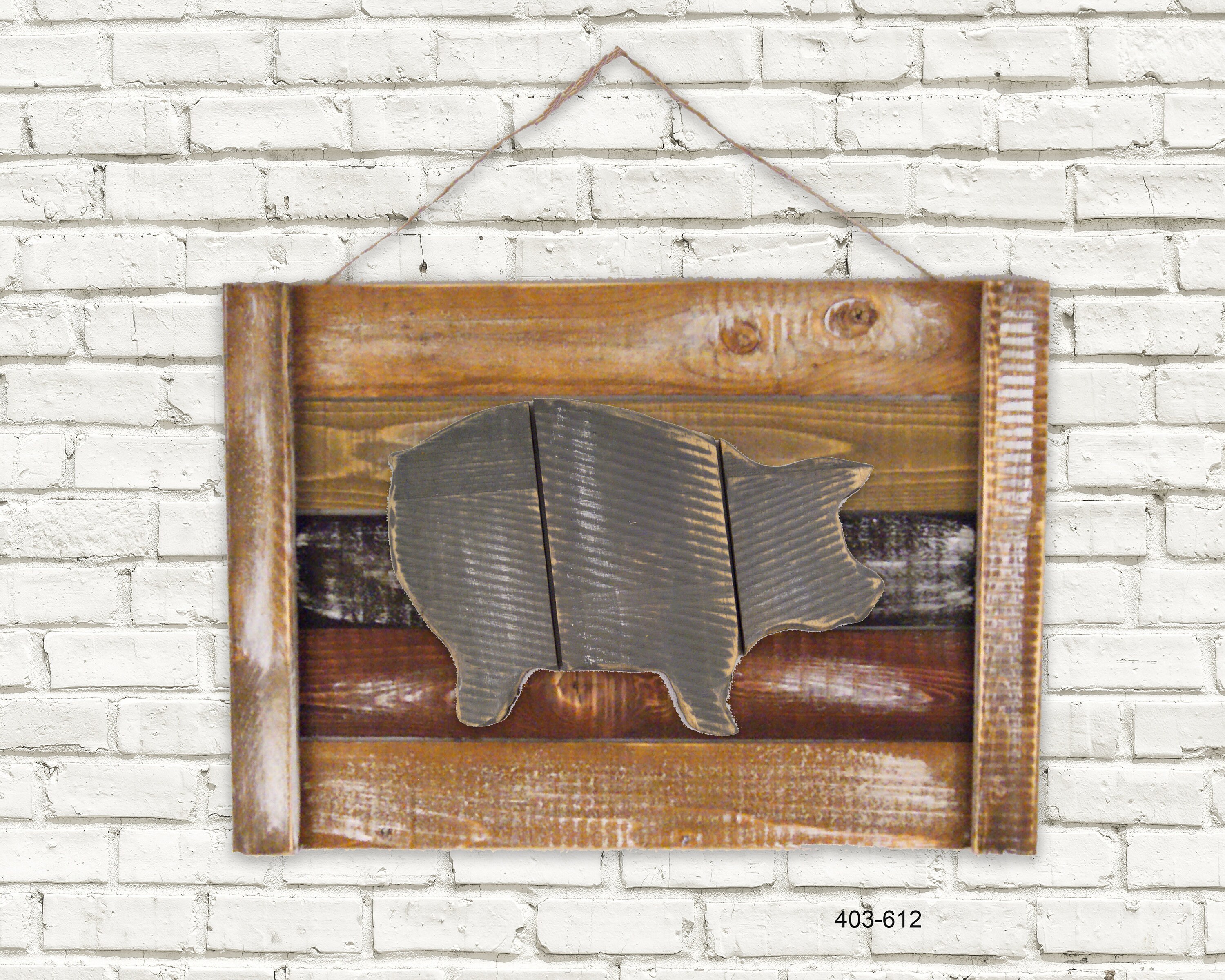 Pig Decor, Personalized Pig, Reclaimed Wood Wall Hanging, Interior Wall