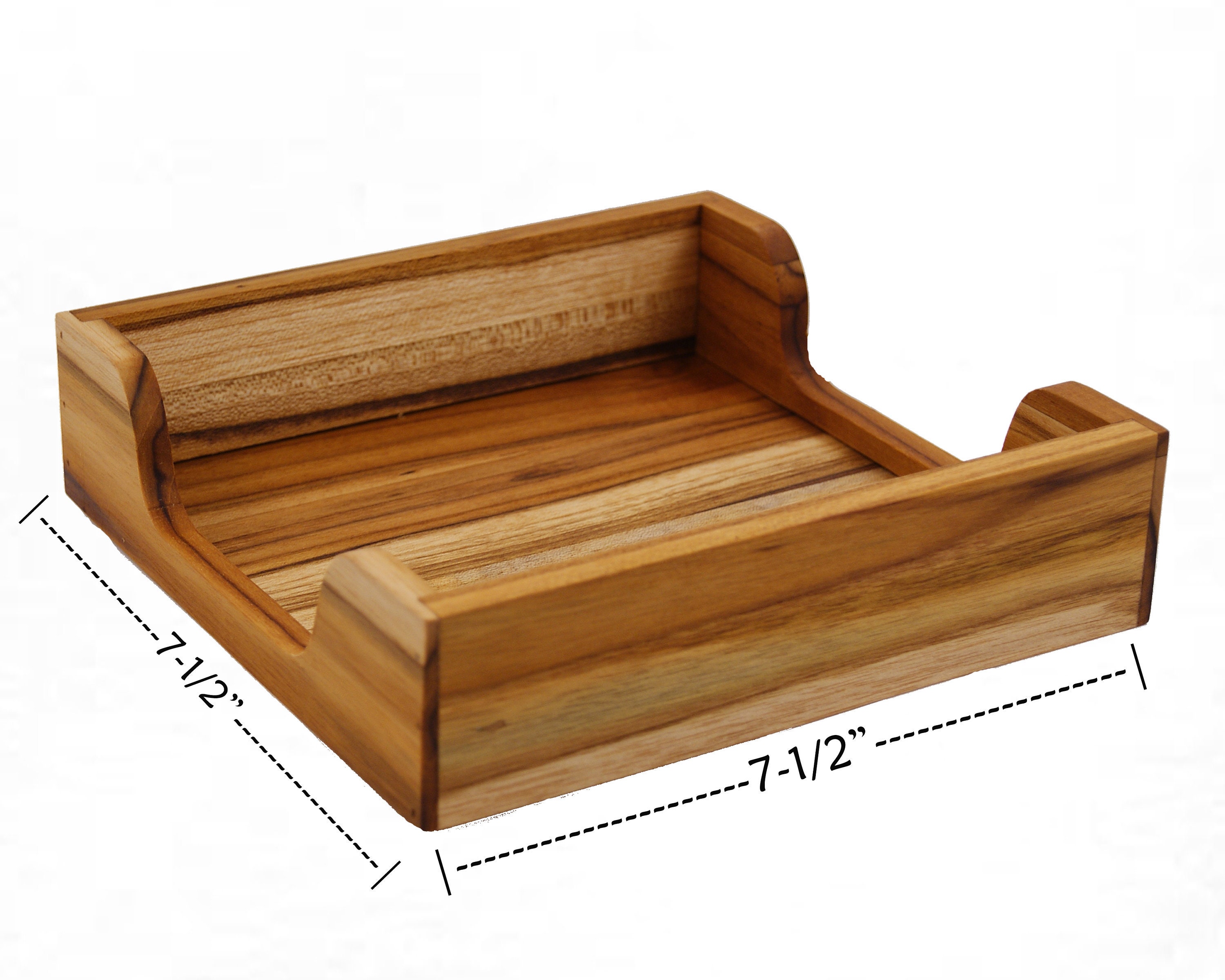 Teak Dinner Napkin Tray, Paper Napkin holder, Napkin Box, Napkin