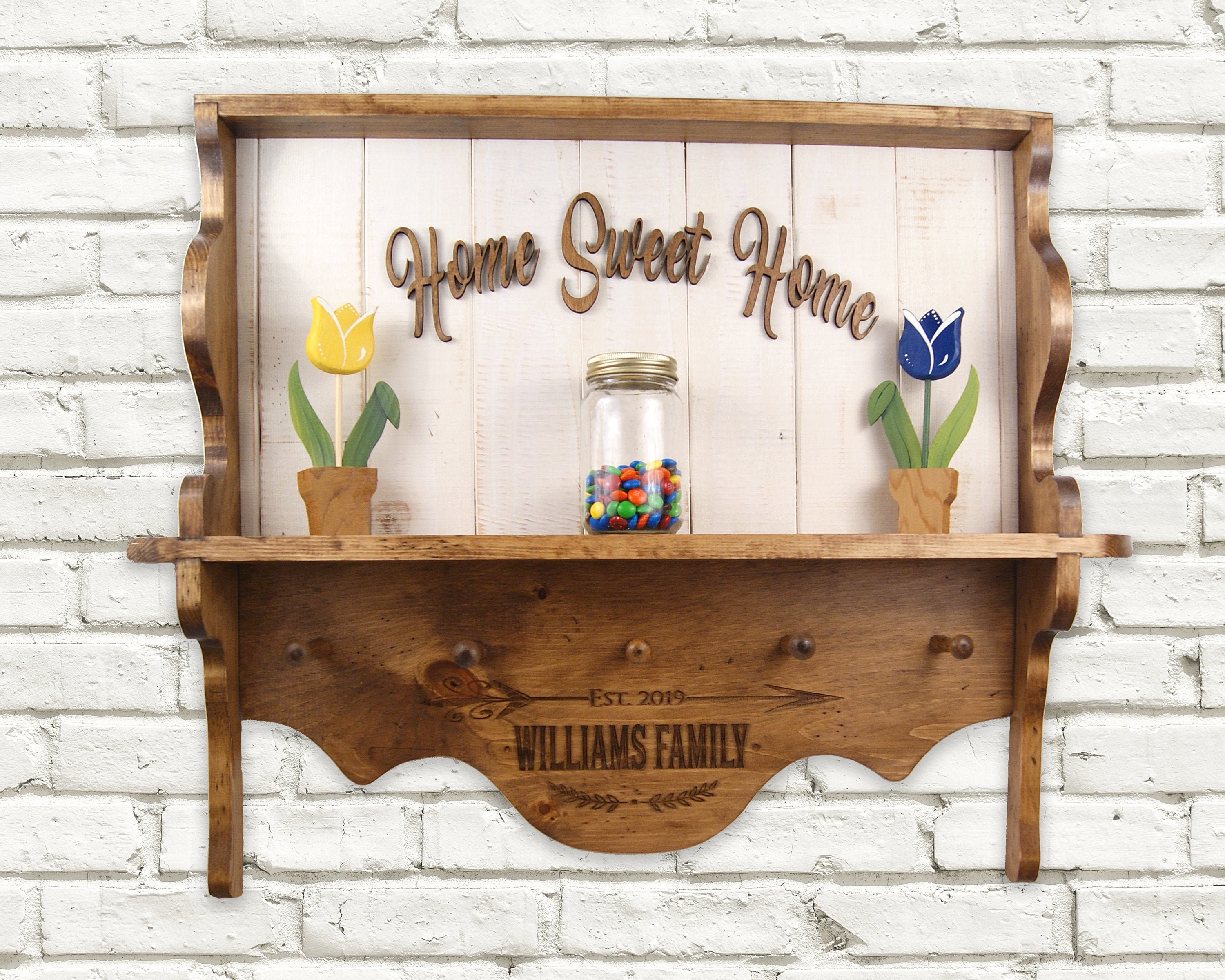 Download Home Sweet Home Country Shelf Personalized, Shaker Shelf ...