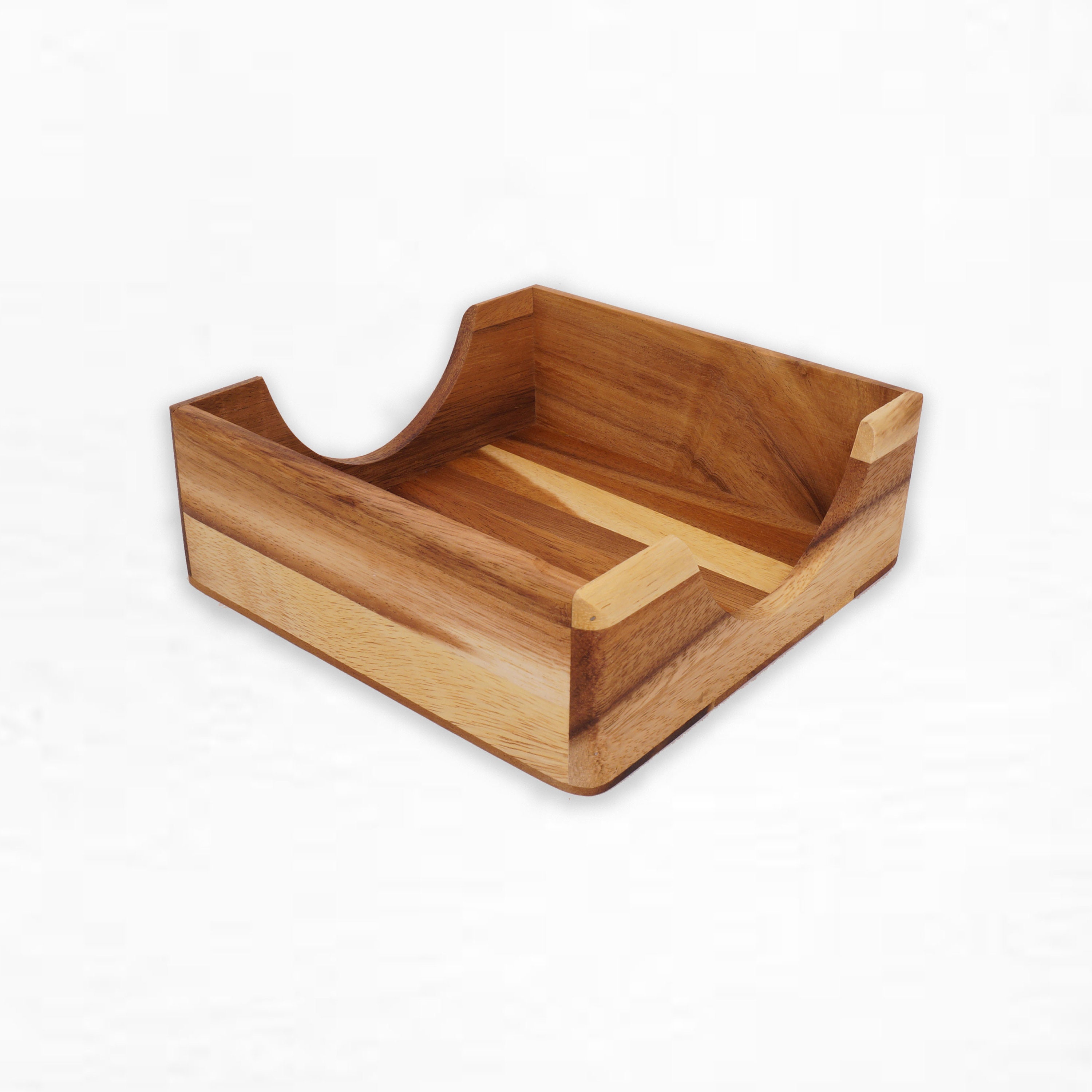 Napkin Tray, Paper Napkin holder, Acacia Wood Napkin Box, Napkin