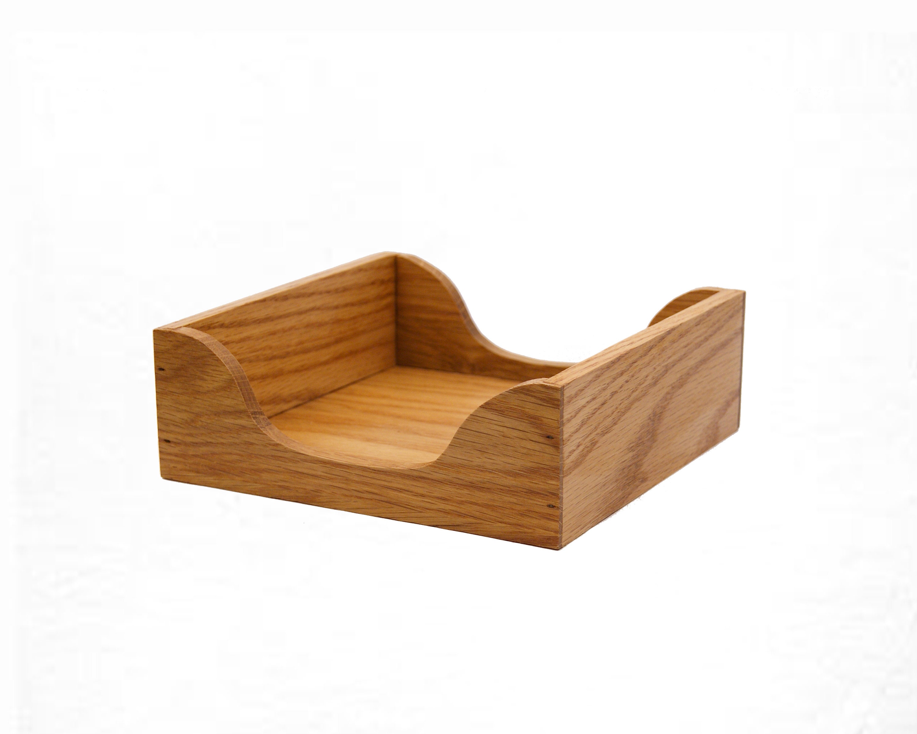 Oak Dinner Napkin Tray, Paper Napkin holder, Napkin Box, Napkin