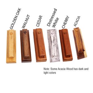 Handmade Hardwood Kitchen Towel Holder: Marble Grip Design image 2