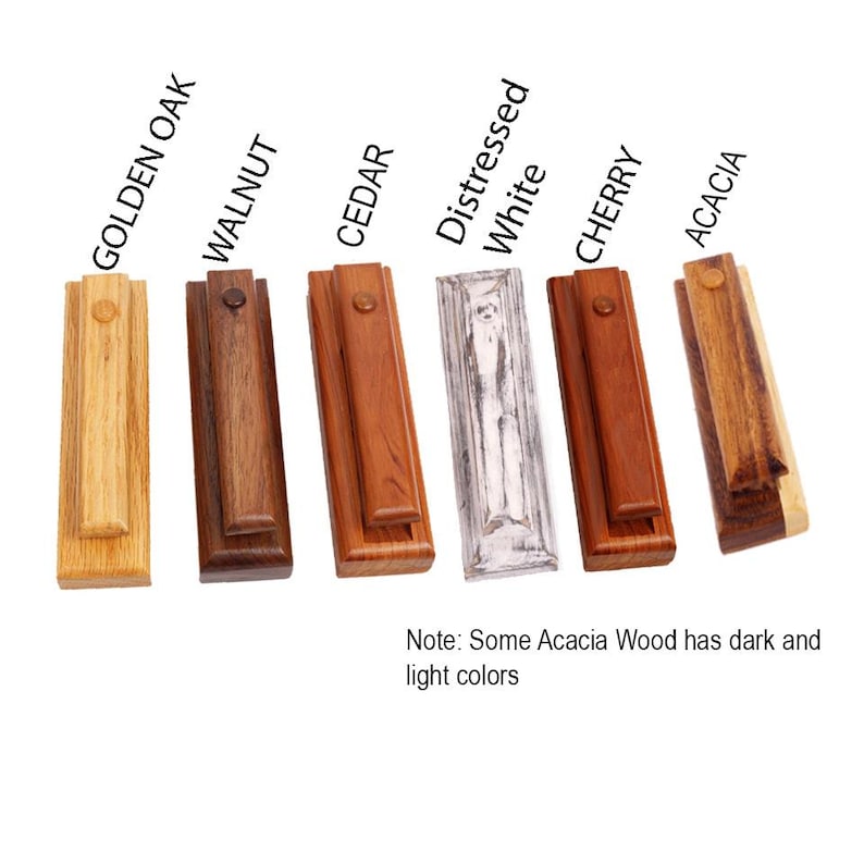 Handmade Hardwood Kitchen Towel Holder: Marble Grip Design image 2