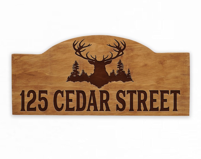 Personalized House Number Sign,  Arrow House Number Sign,  Exterior or Interior Wood Wall Hanging, Wall Art,  Family Name, Rustic Art