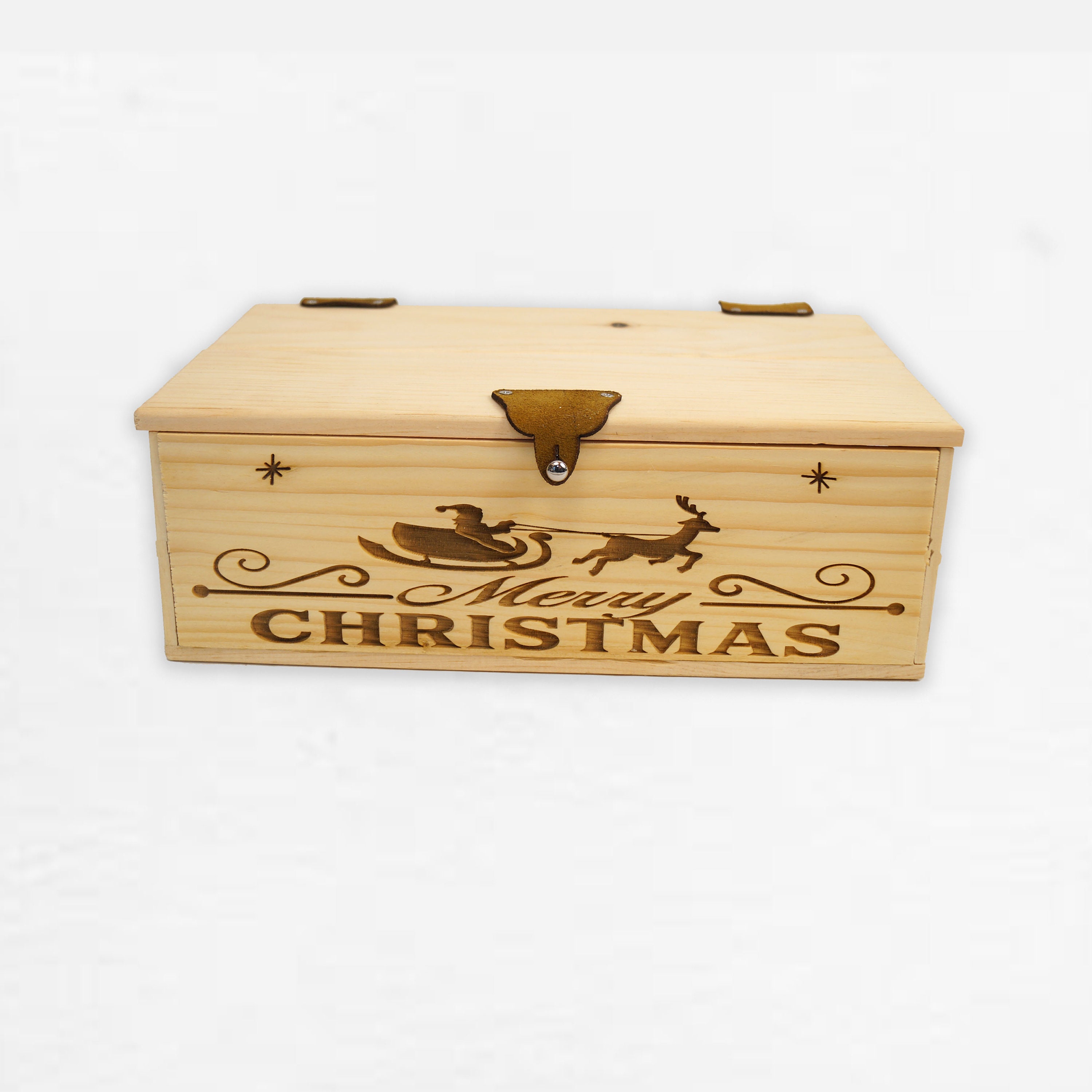 Personalized Christmas Crate Santa Christmas Crate Etsy