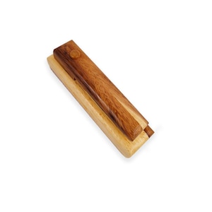 Handmade Hardwood Kitchen Towel Holder: Marble Grip Design Acacia