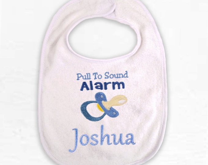 Personalized Baby Bib, Baby Bib, Pacifier Drooler Bib, Baby Name Bib, Baby Shower Gift, customized baby gift, Newborn Gift,