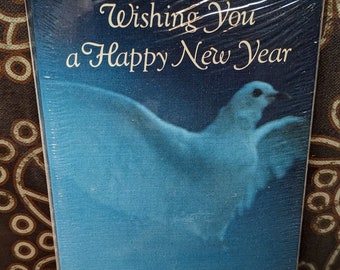 Vintage Jewish New Year Cards, Religious American Greeting Cards, Dove of peace