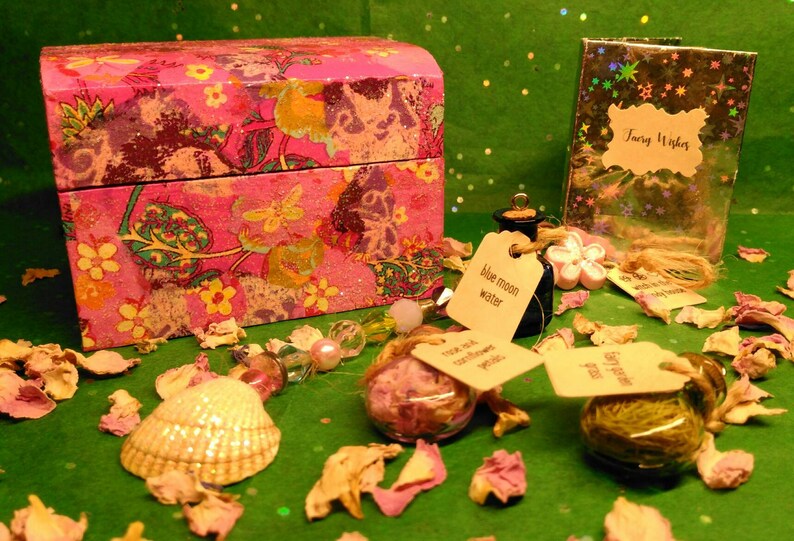 Mini Box Faery Fairy Faerie Gift Box Cute Yule Gift