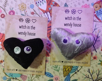 Witch In The Wendy House Magickal Wonky Hearts | Amulet | Talisman