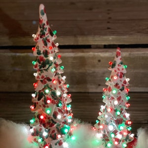 Christmas Tree with lights, 18 — Paint Your Own Pottery