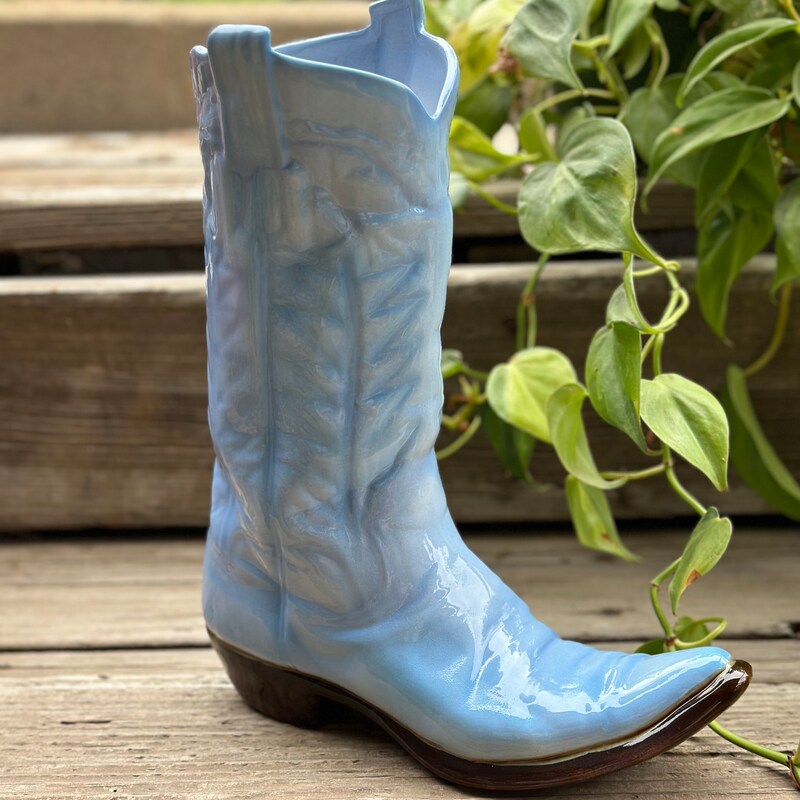 Cowboy Boot Vase - Etsy