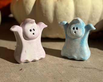 Hand Painted Ceramic Halloween Ghost