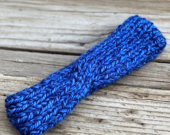 Hand Knit Child Knot Headband | Ear Warmer