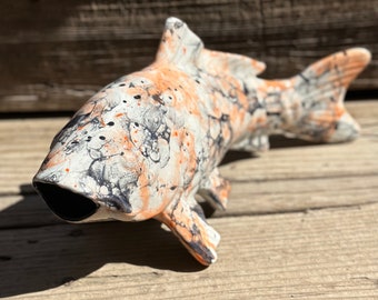 Hand Painted Ceramic Koi Fish