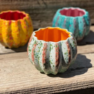 Hand Painted Ceramic Cactus Pot | Succulent Planter | PLANTS NOT INCLUDED