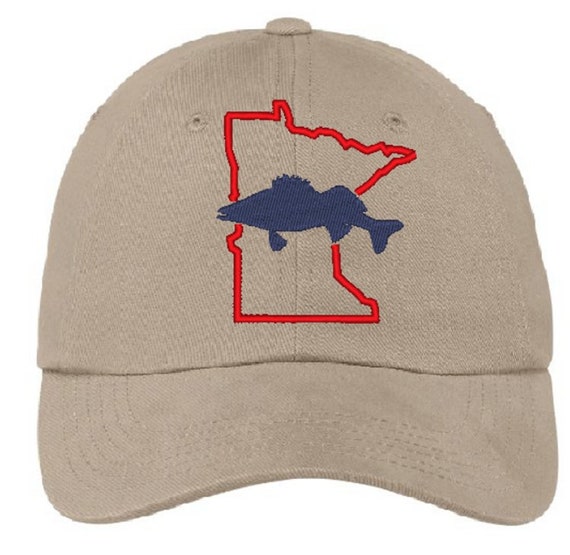 Gorras: Pescado del estado de Minnesota Walleye gorra de béisbol