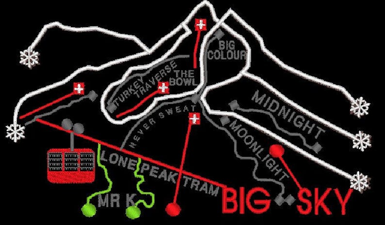 Ski Map Big Sky Montana Ski Map - Il 794xN.1266849689 5fxu