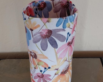 Cornflowers Upright Eyeglass Holder, Glasses Stand, Standing Glasses Case, Floral Eyeglasses Case, Weighted Stand-up Glasses Pouch