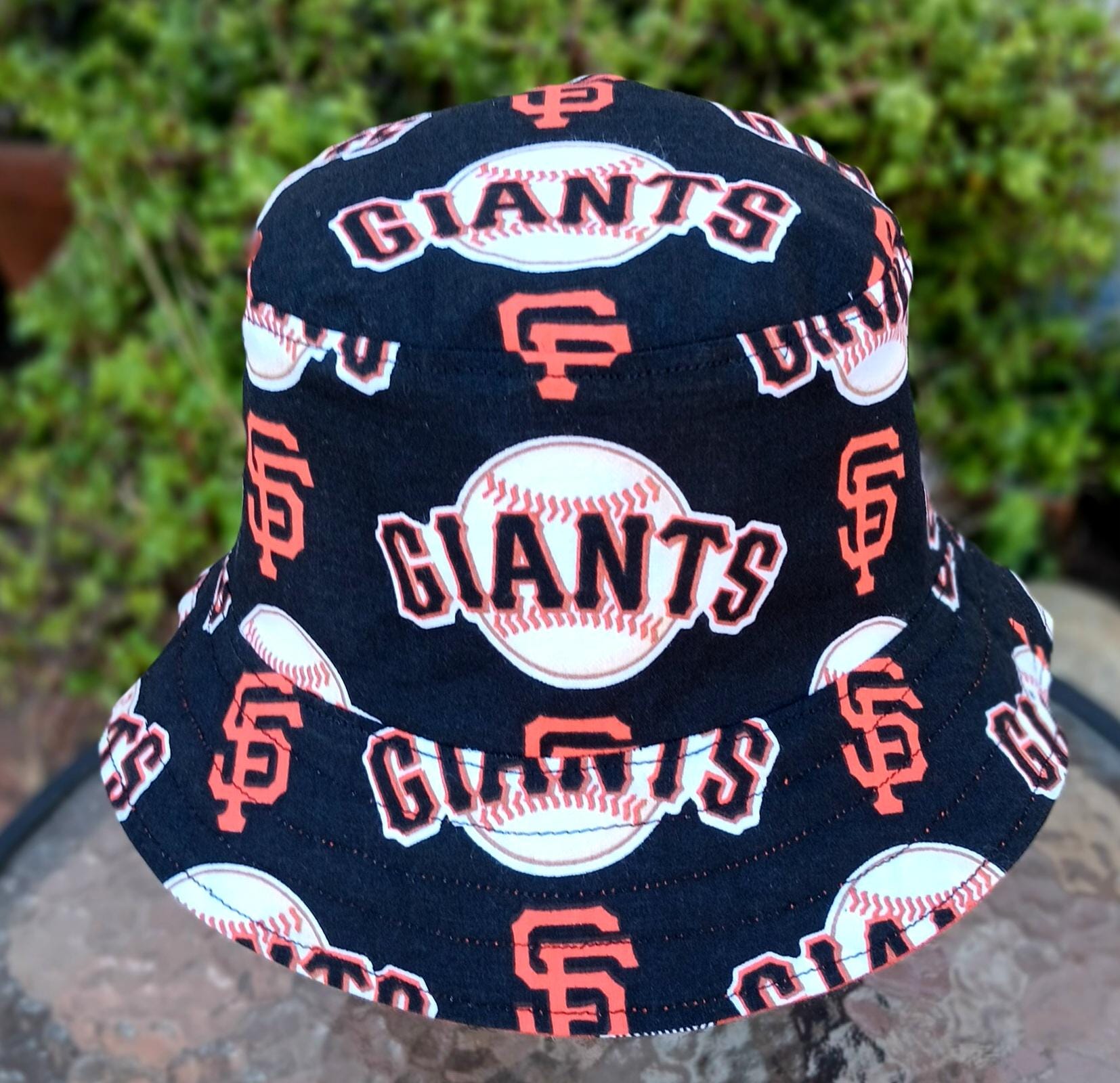 San Francisco Giants Bucket Hat, Handmade, Reversible 