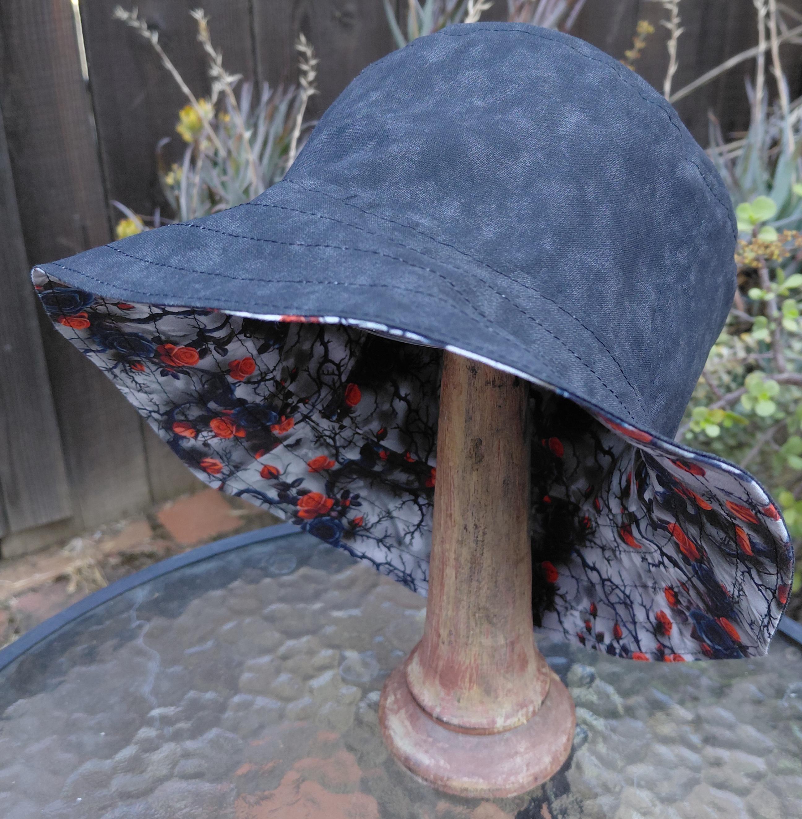 Goth Roses Bucket Hat, Sizes XS to 4XL, Summer Hat, Fishing Hat