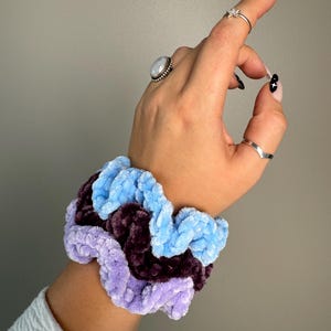 Chenille Crochet Hair Scrunchie