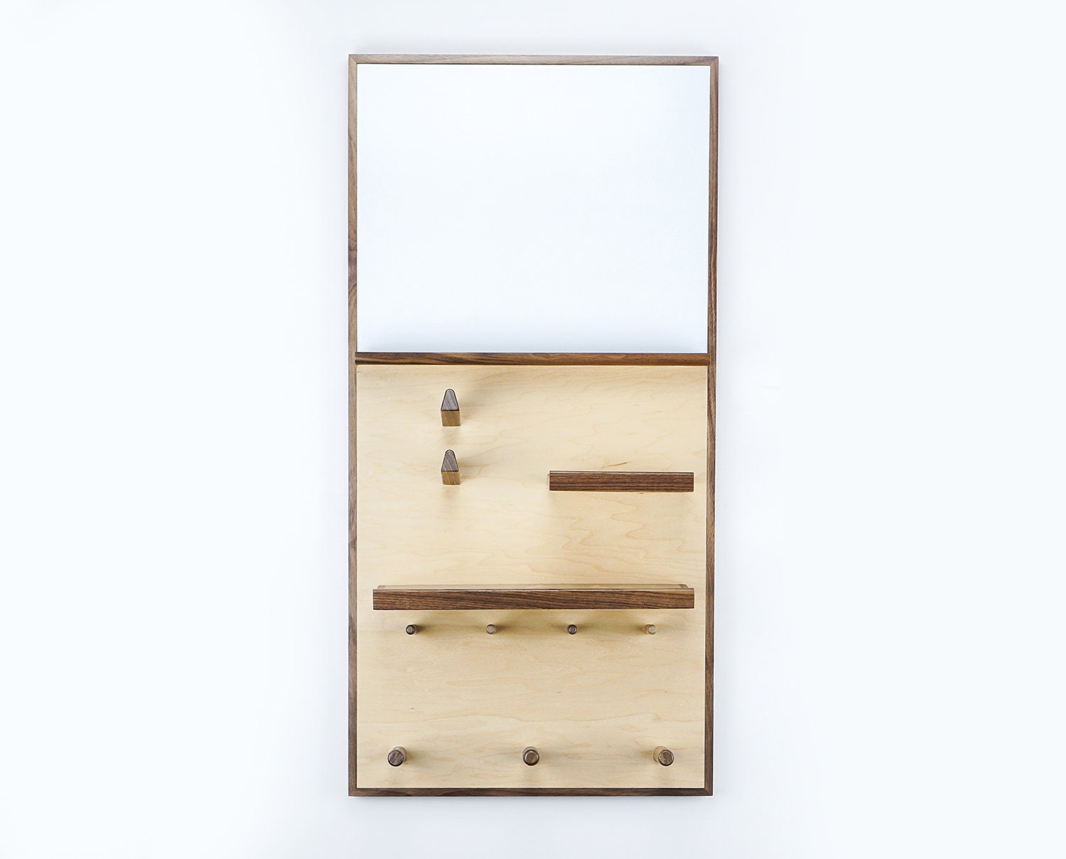 Vertical Entryway Organizer with Dry Erase Board Coat Rack Etsy