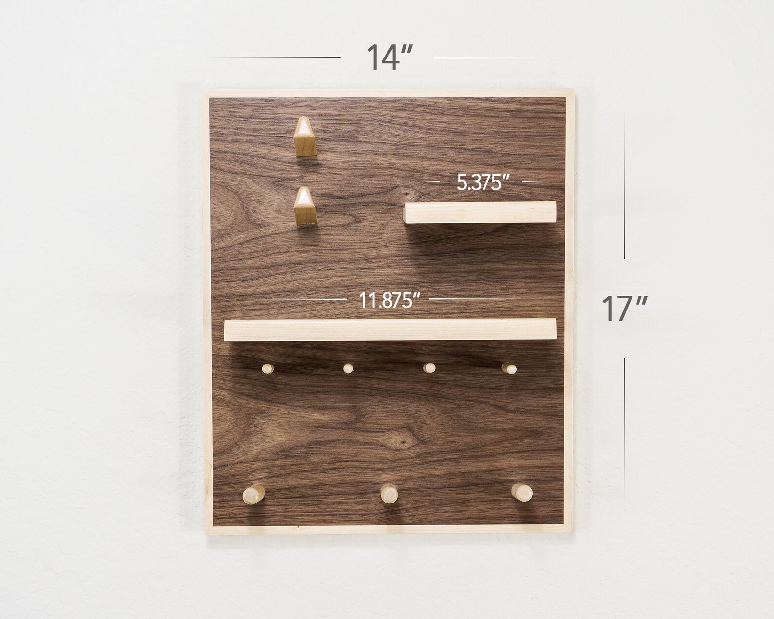 Coat and Key Rack Entryway & Home Office Organizer Wall Etsy