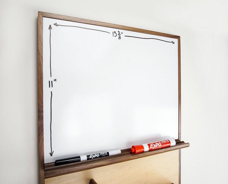 Vertical Entryway Organizer with Dry Erase Board Coat Rack Etsy