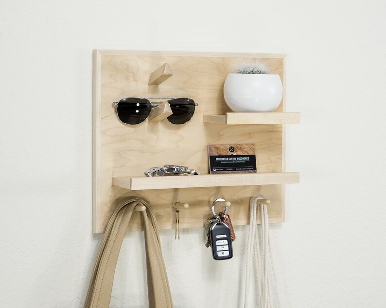 Small Entryway & Home Office Organizer for Keys Wallet Etsy