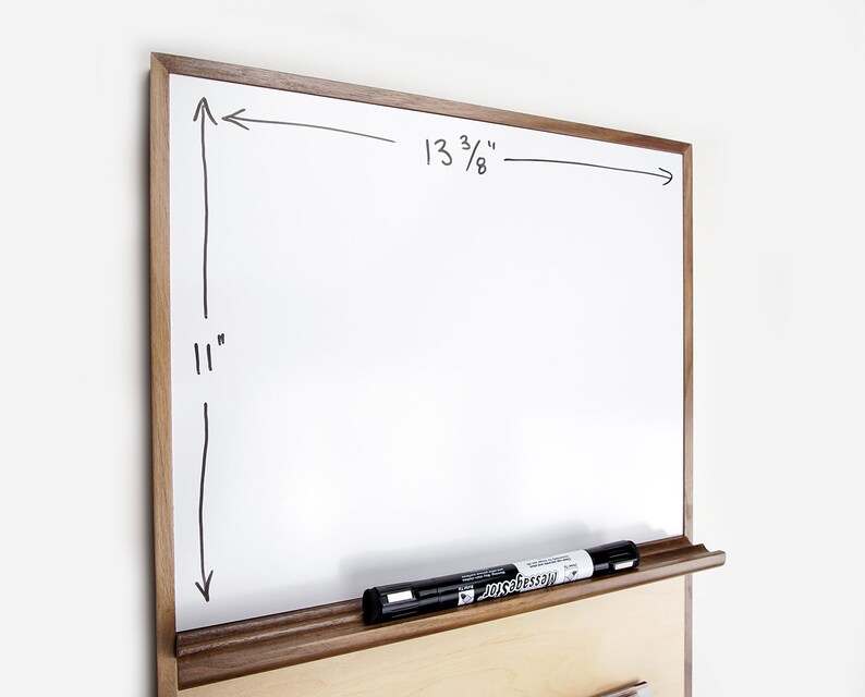 Mail Holder Dry Erase Board Entryway & Home Office Organizer Etsy