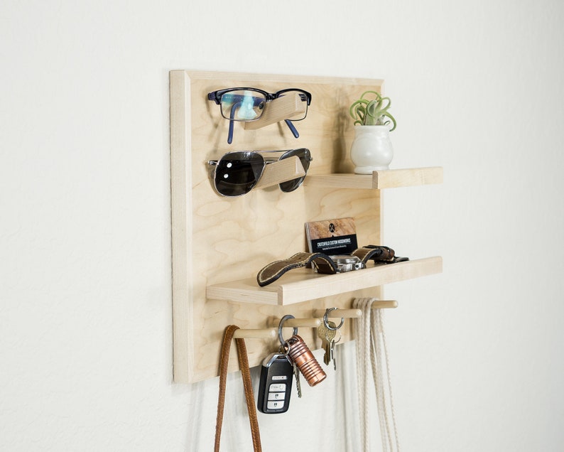 Small Entryway & Home Office Organizer for Keys Wallet Etsy