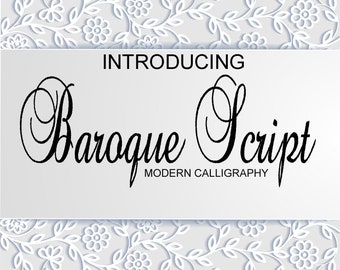 baroque script font download Baroque antique script font download.