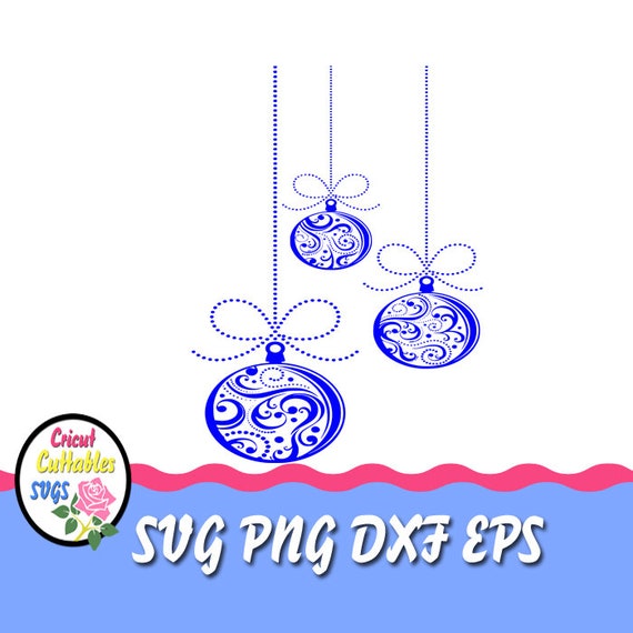 Christmas Hanging Ornaments Svg File Cricut Christmas svg Svg | Etsy