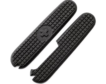 Swiss Army Knife Scales 84 mm Black **With corkscrew**