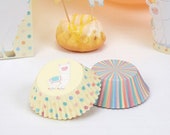 Llama Cup Cake Cases Baby Shower Kids Party Decorations Birthday Tropical Fiesta Baking Supplies