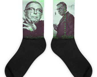 Jean-Paul Sartre Socks