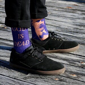 Nietzsche God is Dead Socks - Multiple Colours