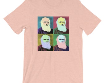 T-shirt Charles Darwin - Design Pop Art