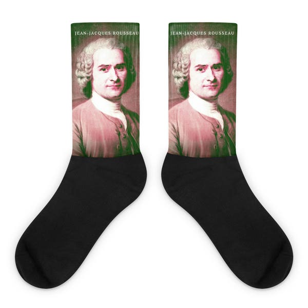 Jean-Jacques Rousseau Socks